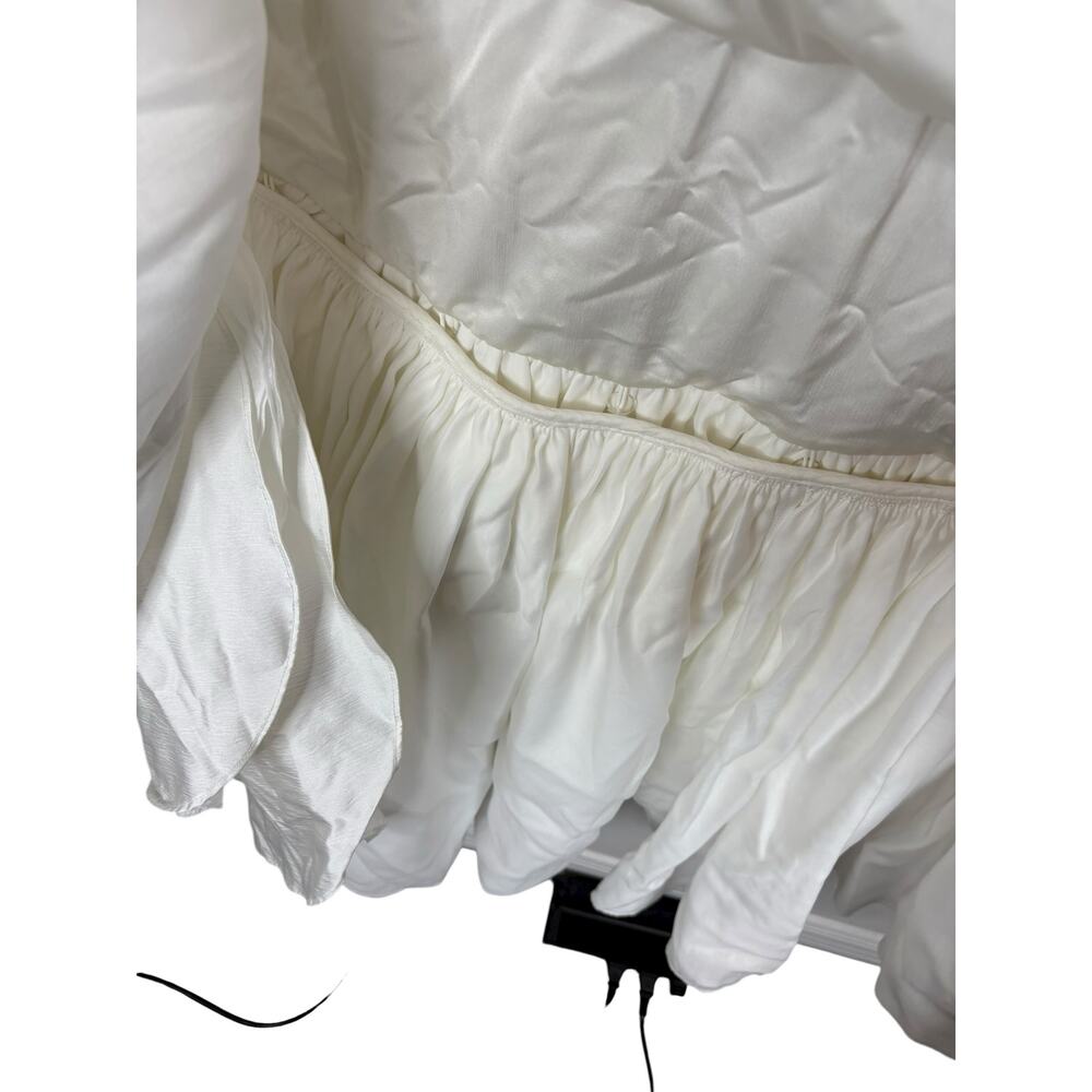 V Chapman Milano Tiered Ruffle Maxi Skirt Bridal Wedding Garden Party Formal 0 - Picture 9 of 10